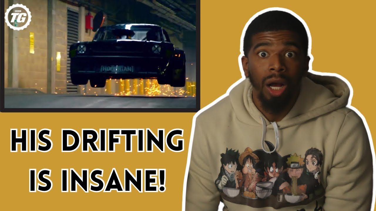 AMERICAN REACTS TO Ken Block Drifts London | Top Gear | BBC