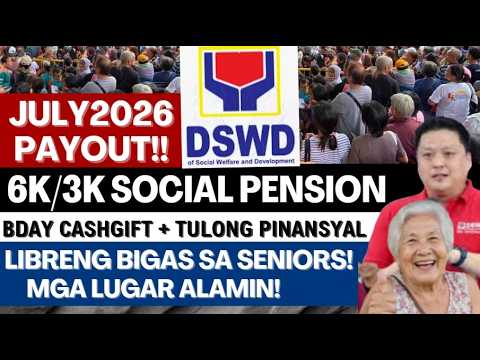 Video WOW PAYOUT UPDATES SENIORS/PWDs! SOCIAL PENSION + BDAY CASHGIFT + TULONG PINANSYAL AT LIBRENG BIGAS!