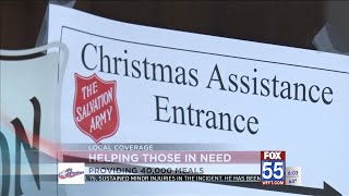 The Fort Wayne community is providing to those in need as the season of giving approaches