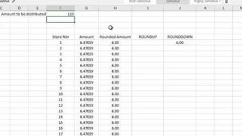 Excel Tip   ROUNDUP   ROUNDDOWN