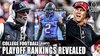 Week 14 College Football Playoff Rankings REVEALED 👀 | ESPN College Football