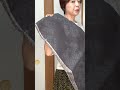 重要無形文化財本場結城紬100亀甲総柄 幾何学 濃いグレー