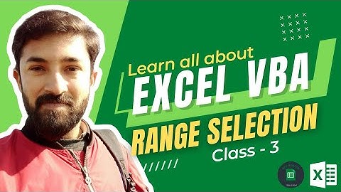 Selection of Range & Cell in Excel VBA |VBA Full Course in Hindi [Eng Subtitles]