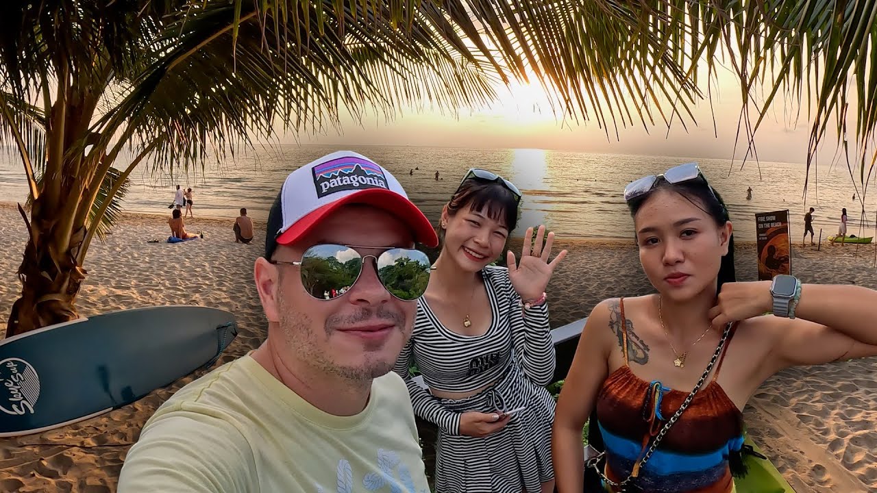 Prehliadka dovolenkového ostrova s thajskými ženami | Koh Chang, Thajsko