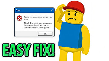 How to Fix “Roblox Encountered an Unexpected Error” (Better Explained)