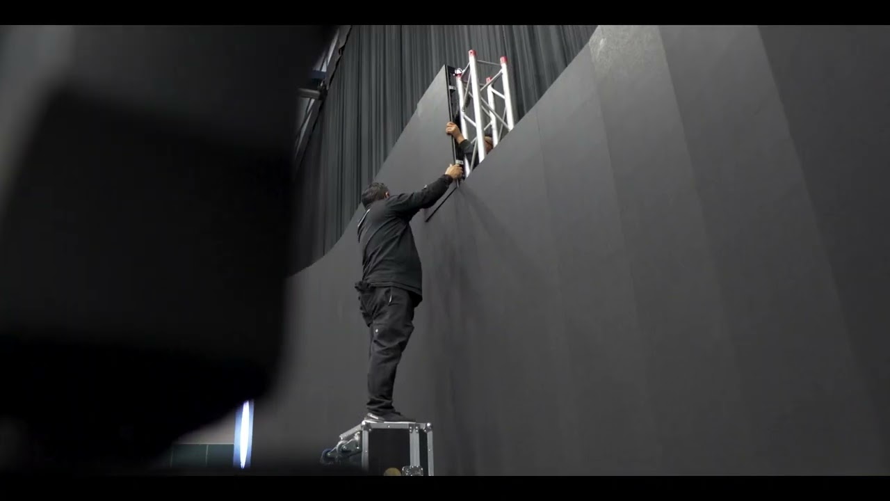 Montaje en Baja Center Rosarito para evento Cesar muñoz 2022