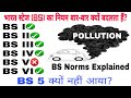 Bharat Stage (BS) Emission Standards : Explained in Hindi | भारत स्टेज (BS) का पूरा इतिहास जाने!