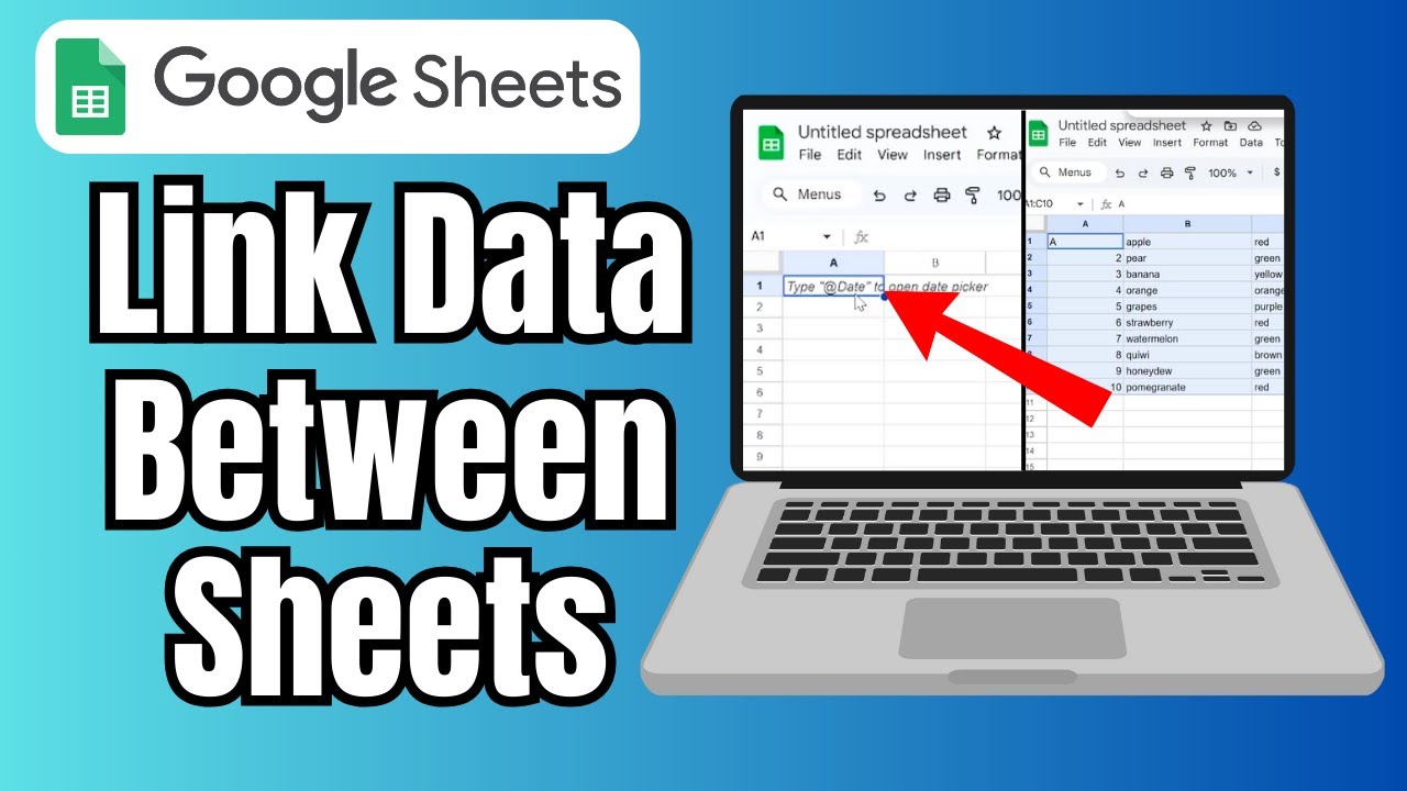 How to Link Data Between Sheets in Google Sheets - YouTube