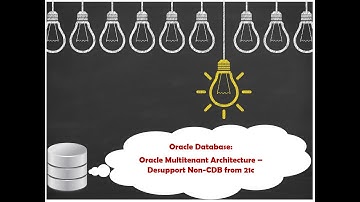 Oracle Multitenant Architecture: CDB vs Non CDB