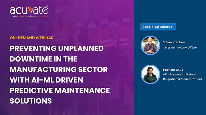 🎥 Preventing Unplanned Downtime in Manufacturing with AI-ML Driven Predictive Maintenance!