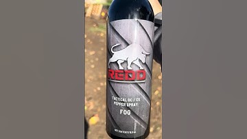 REDD Pepper Spray, Tactical OC/CS (16 oz) Fog - Powerful Self-Defense