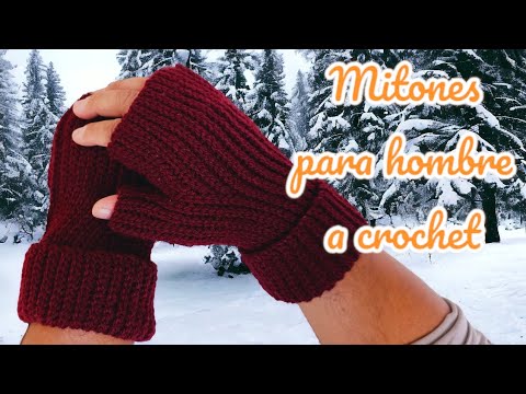 Las mejores 7 ideas de mitones para hombre  mitones, guantes tejidos,  guantes para hombre