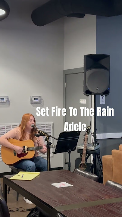 Set Fire To The Rain by Adele #cover #musician #singer #adele  #shorts #music #viral #guitar