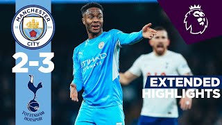 EXTENDED HIGHLIGHTS | Manchester City 2-3 Tottenham | Premier League | Gundogan \& Mahrez goals