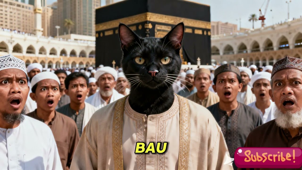 ASTAGFIRULLAH!!! WAJAH JADI KUCING DI DEPAN KA'BAH