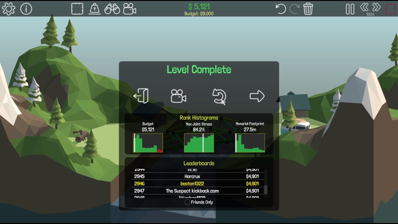 Poly Bridge: Level 1-4