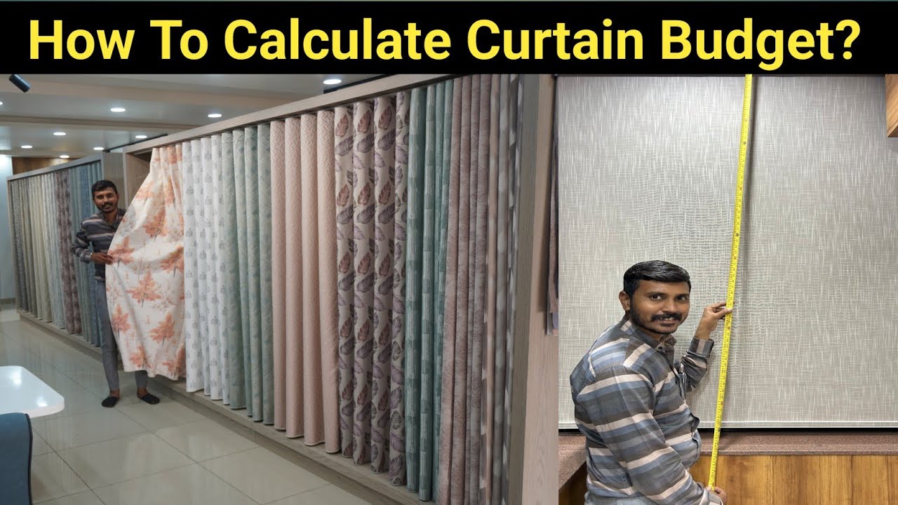 How to Calculate curtains budget at your home. YouTube