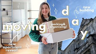 moving day vlog! - MOVING INTO A CASTLE | packing + empty loft apartment reveal!