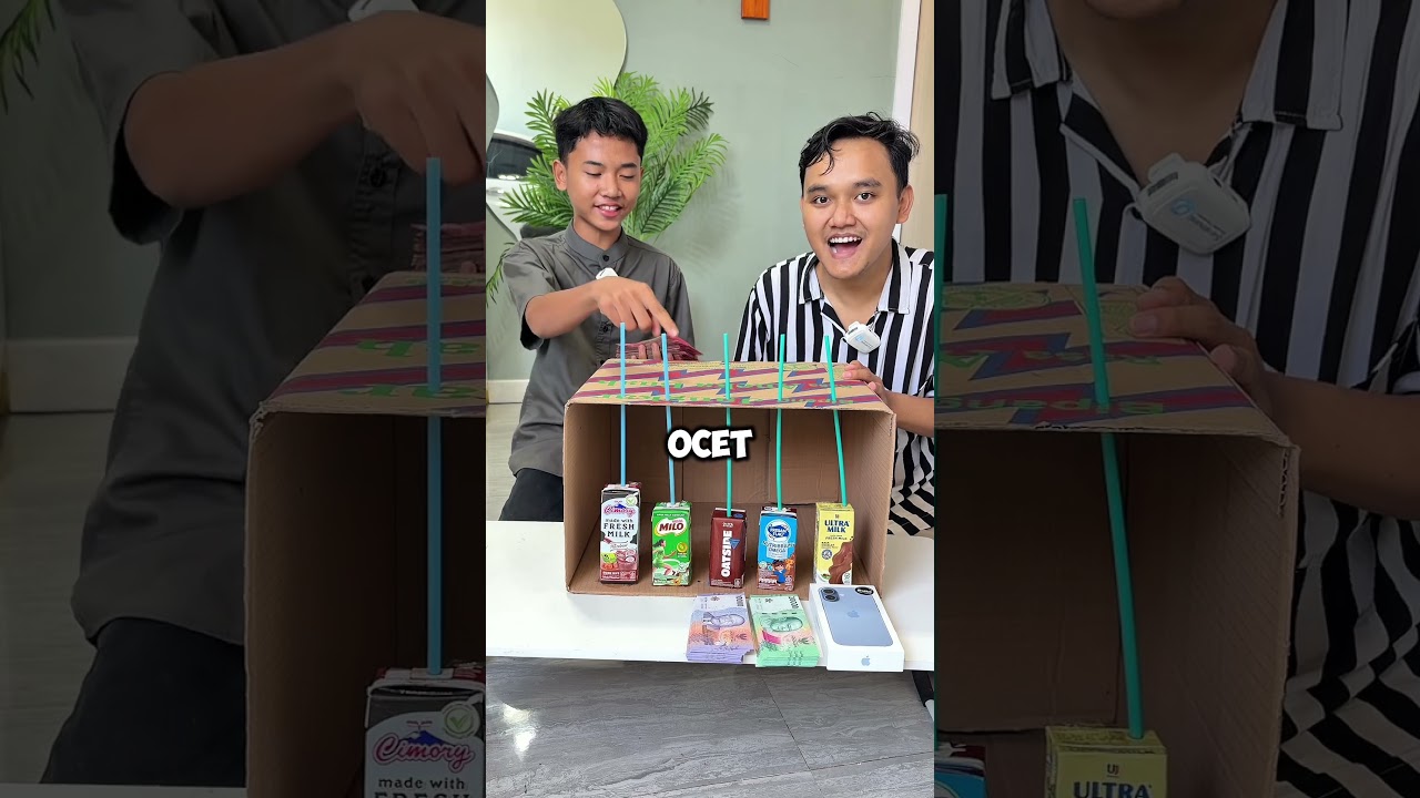 TEBAK RASA SUSU YANG BENAR AMBIL HADIAHNYA !!