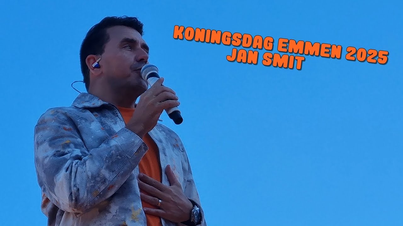 JAN SMIT IN EMMEN KONINGSDAG 2025🧡#248