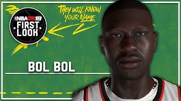 NBA 2K19 - How To Create Bol Bol (Realistic Jumpshot)