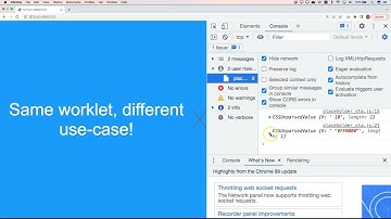 CSS Houdini, paint worklets