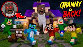 SHINCHAN Found HORROR GRANNY In Minecraft 😨😱 screenshot 5