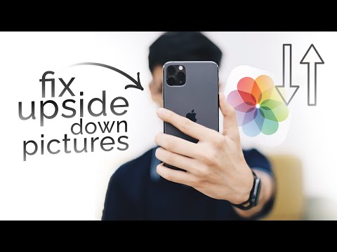 How to Fix Upside Down Pictures from iPhone (tutorial)