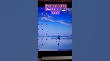 How to hide Desktop 💻 icons windows 10 #pcshortsandMCQ #shorts #ytshorts #computerlearning