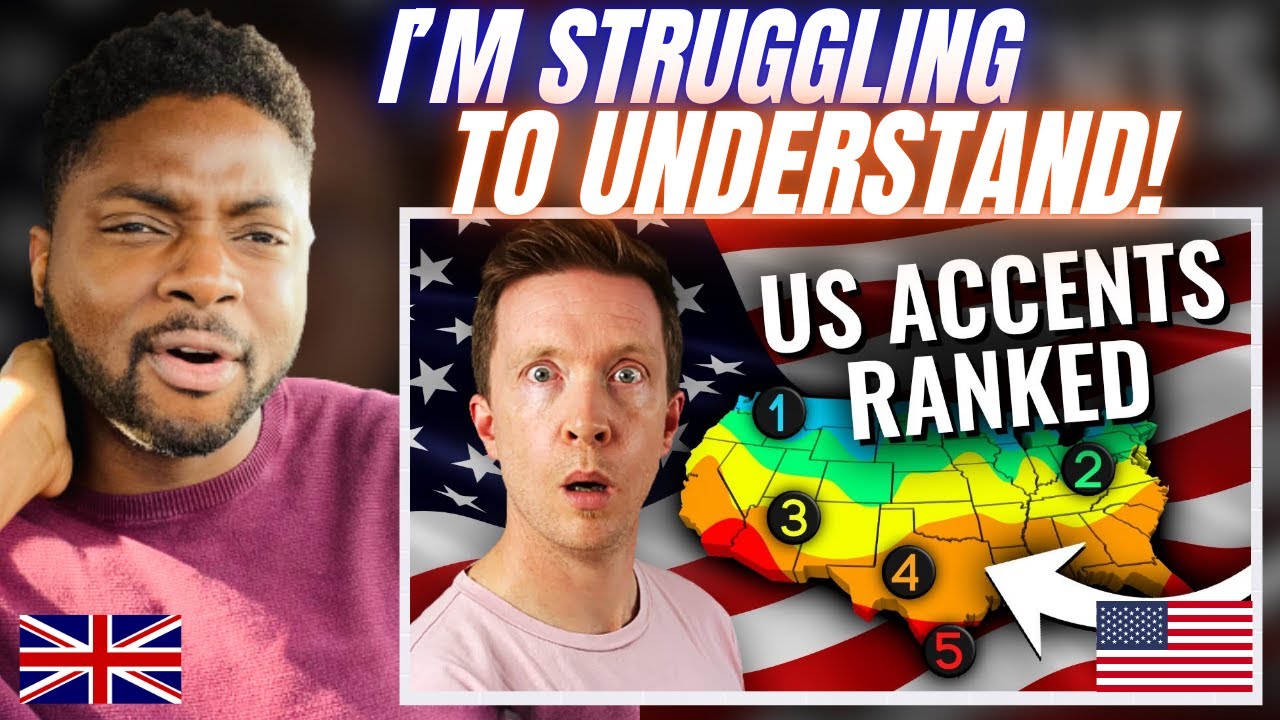 AMERICAN ACCENTS RANKED EASIEST TO HARDEST! - Brit Reacts