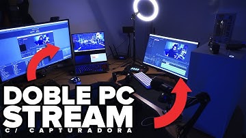 COMO HACER STREAM CON DOBLE PC  (CAPTURADORA) | Tutorial | UrbVic