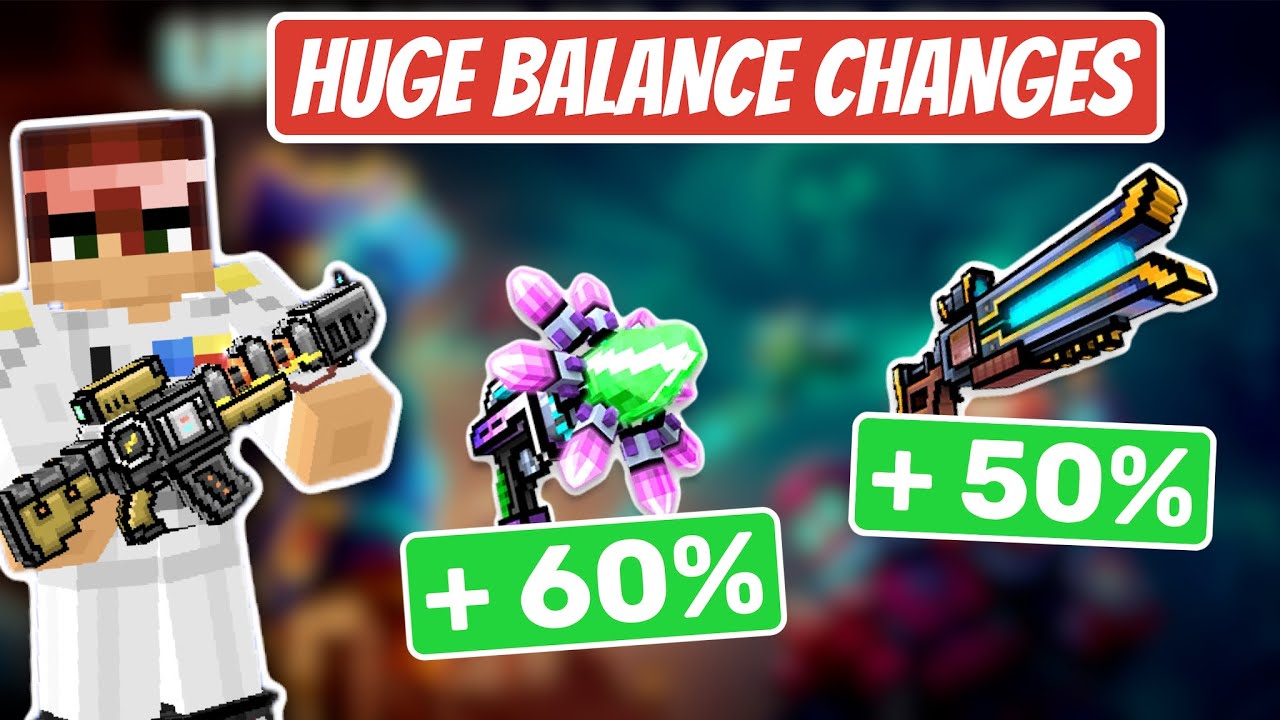 OVERPOWERED Weapon Changes You NEED To Know About! | Pixel Gun 3D