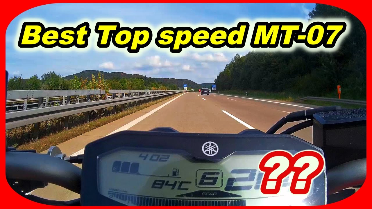 Yamaha MT07 (FZ07) REAL top speed / velocidade máxima ️Akrapovic