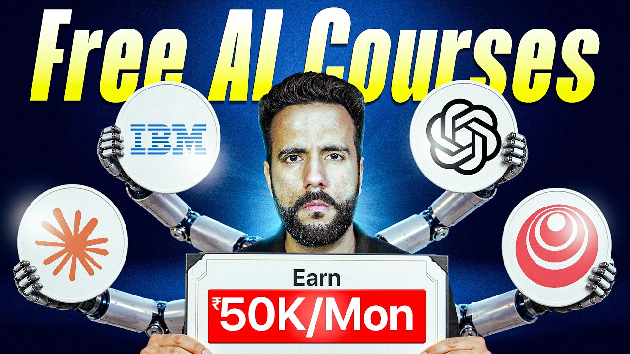 5 FREE AI Courses You Need to Master AI in 2026!