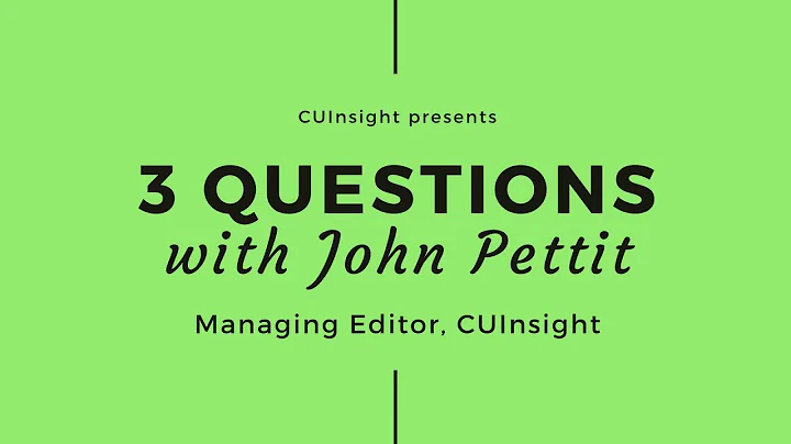 3 Questions with CUInsight's John Pettit