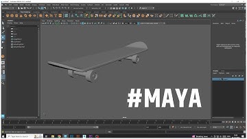 How to Make Skateboard in Maya #mayamodeling