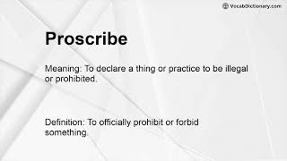 Proscribe Meaning Net Worth