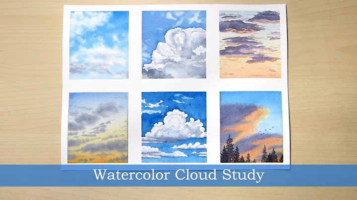 Watercolor Cloud Study Process