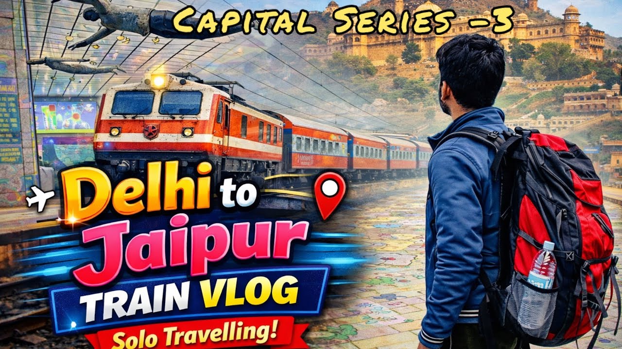 Capital Series 3 Delhi to Jaipur journey!! ❤️Full day and night vlog!! 