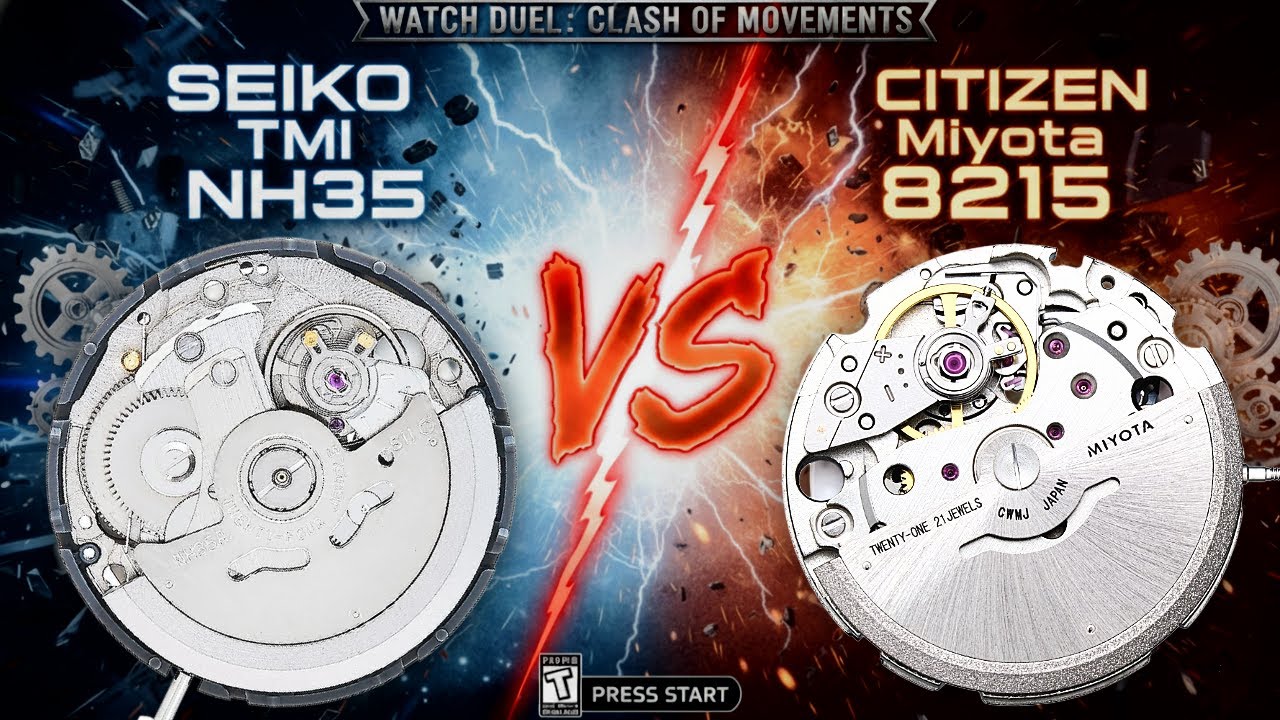 🆚 RELOJES Inspección técnica en Profundidad CALIBRES : SEIKO NH35 vs. MIYOTA 8215