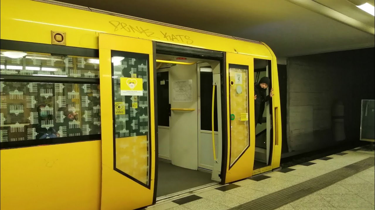 U-Bahn Berlin Mitfahrt von Wittenau bis Hermannstraße im H01 auf der U8 Komplett