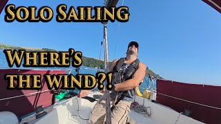 Learning to Sail Solo: Leaving Plymouth Sound by Sail… Sort Of