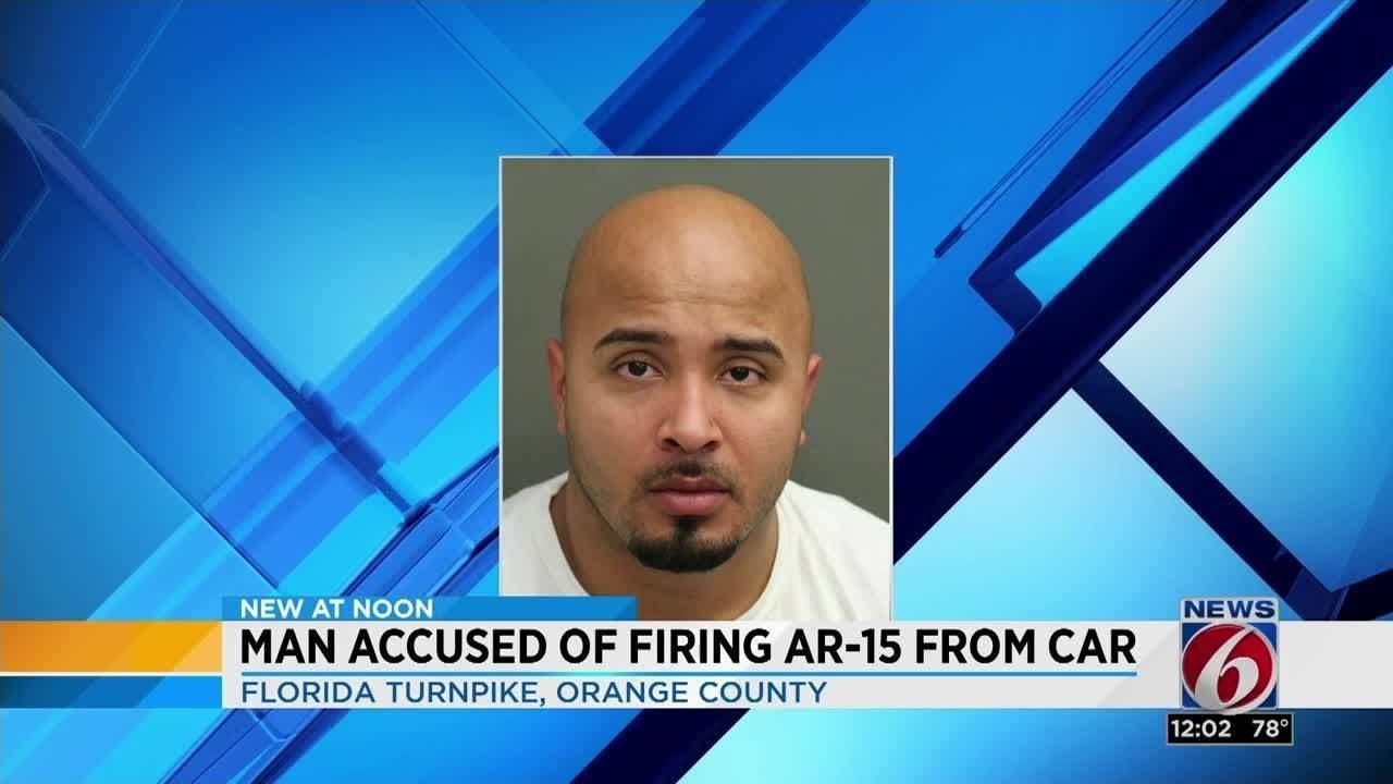 Man accused of firing AR-15 from Florida turnpike - YouTube