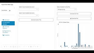 Dot Plot - OpenStat Web App
