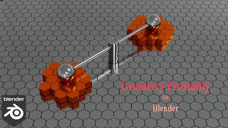 Proximity In Blender with geometry nodes