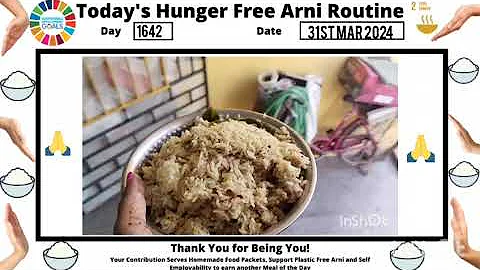 1642 Day Hunger Free Arni Routine 31 March 2024 - DayDayNews