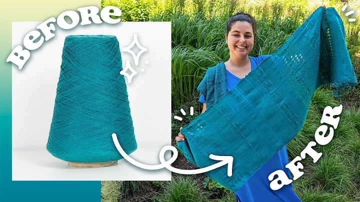 Weaving Challenge: Using Only One Yarn for the Who...