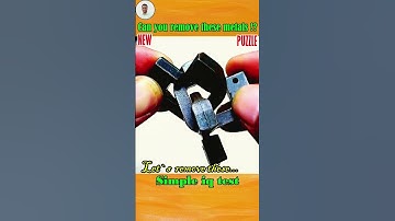 Magical topological puzzle, how to remove metals - puzzle 64 #iq #puzzle #iqtest #part64 #metal