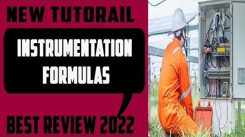 instrumentation formulas