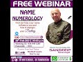 class dated 28/2/2021 free #demostration on #name #numerology